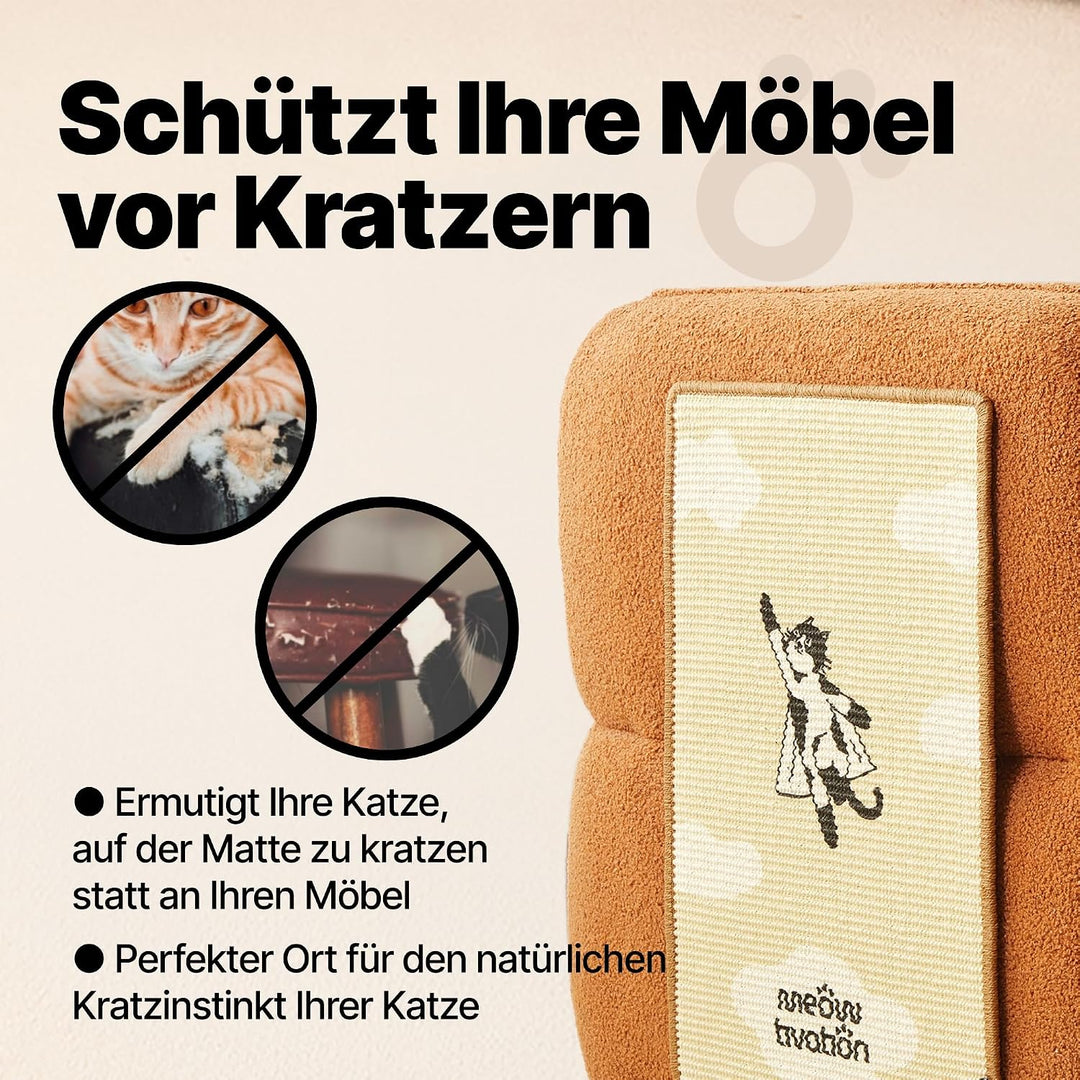 Kratzmatte für Katzen aus Sisal mit Motiv, Soar and Scratch, Soar and Scratch
