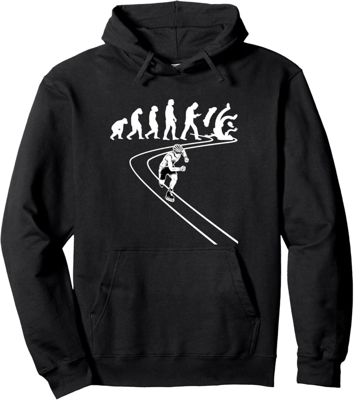 Inline-Skating Rollerskater Inline-Skater Inline-skates Pullover Hoodie