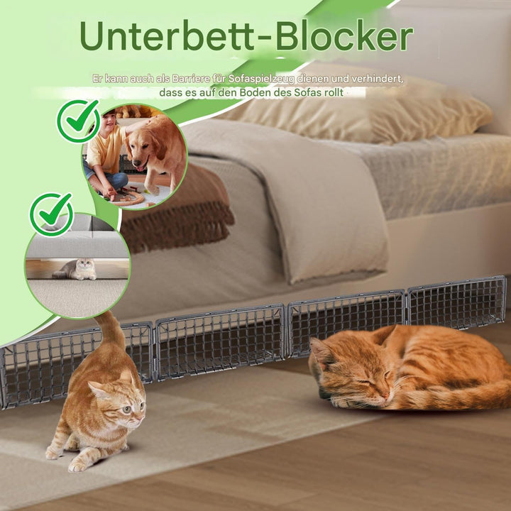 Unter-Bett-Blocker - Verstellbarer Kantenschutz - 12 Stück Schutzstopper Für Haustiere Wohnzimmermöb