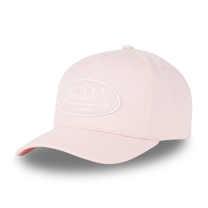 Cap Herren Luftiges Netzgewebe, Tracker Kappe Herren, Perfekter Halt, Atmungsaktiv, Rosa/Weiss, Einh