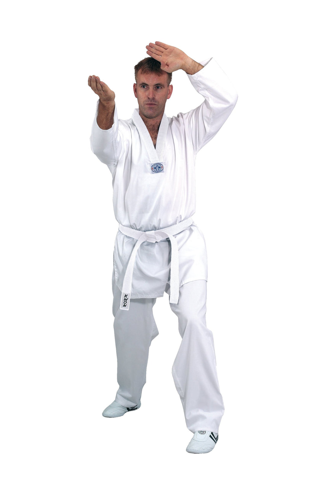 KWON Kampfsportanzug Hadan Plus Weisses Revers 130 Weiss, 130 Weiss