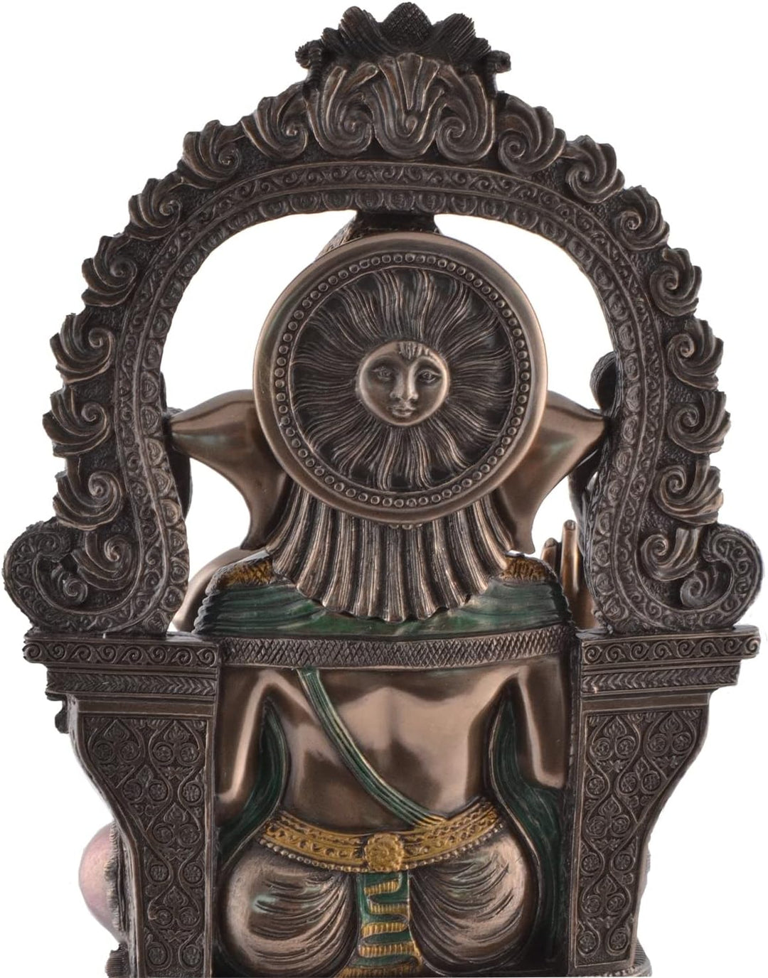 VOGLER Joh. Vogler GmbH Ganesha indischer Gott des Glücks - Tempelbogen sitzend bronziert by Verones