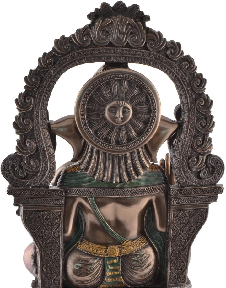 VOGLER Joh. Vogler GmbH Ganesha indischer Gott des Glücks - Tempelbogen sitzend bronziert by Verones
