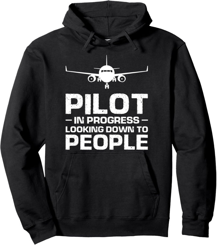 Pilot in Bearbeitung, der auf den Piloten unternommen wird Pullover Hoodie