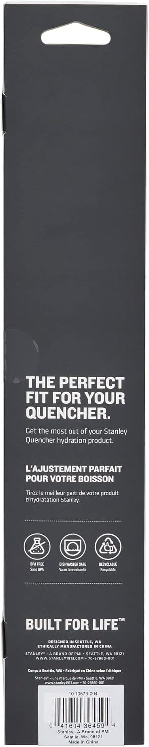 Stanley Wiederverwendbare Quencher-Trinkhalme – 4 Stück BPA-freie, wiederverwendbare Trinkhalme für