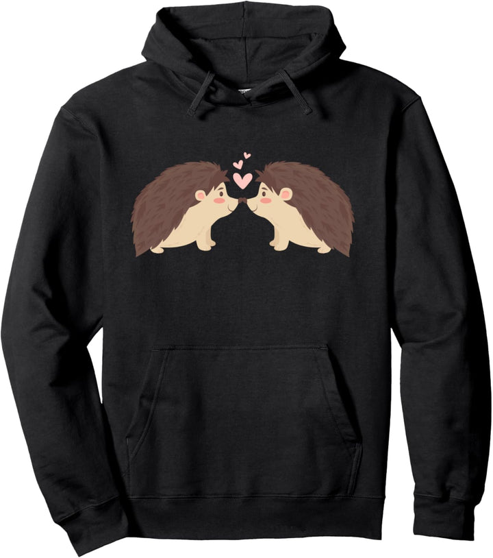 Igel Liebe Männer Frauen Kinder Senioren Hedgehog Love Pullover Hoodie