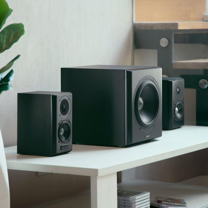 Aktivboxen Edifier S351DB 2.1 schwarz Bluetooth Schwarz kabelgebunden Single, Schwarz kabelgebunden
