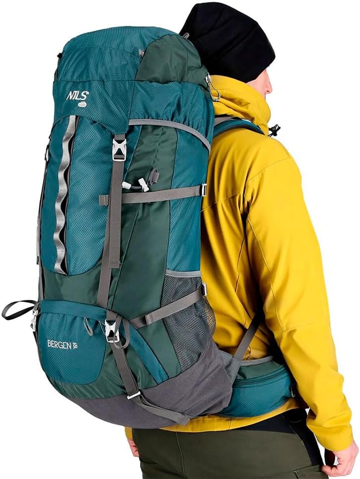 NILS Camp NC1949 Bergen 65l - Hiking Rucksack Green