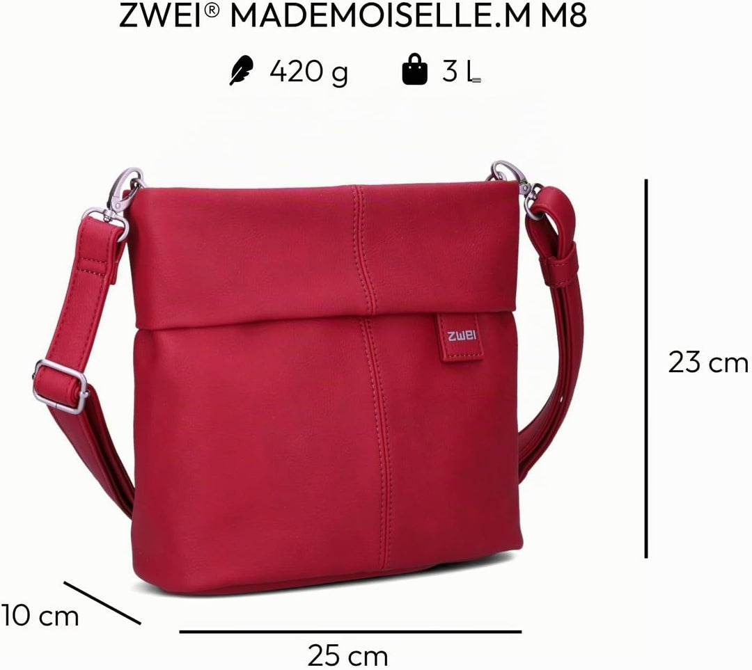 Zwei M8 Umhaengetasche Orange, Orange