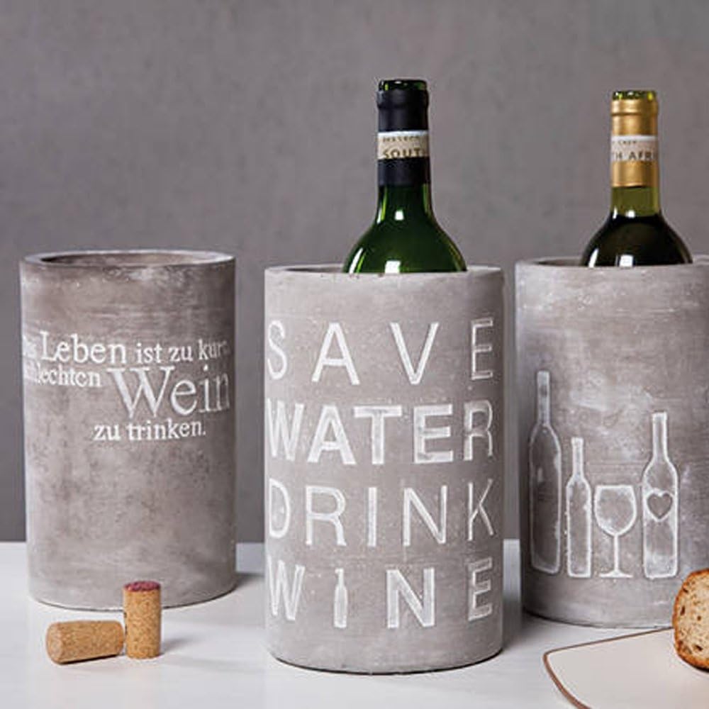 Räder Vino Beton Weinkühler Save Water Drink Wine