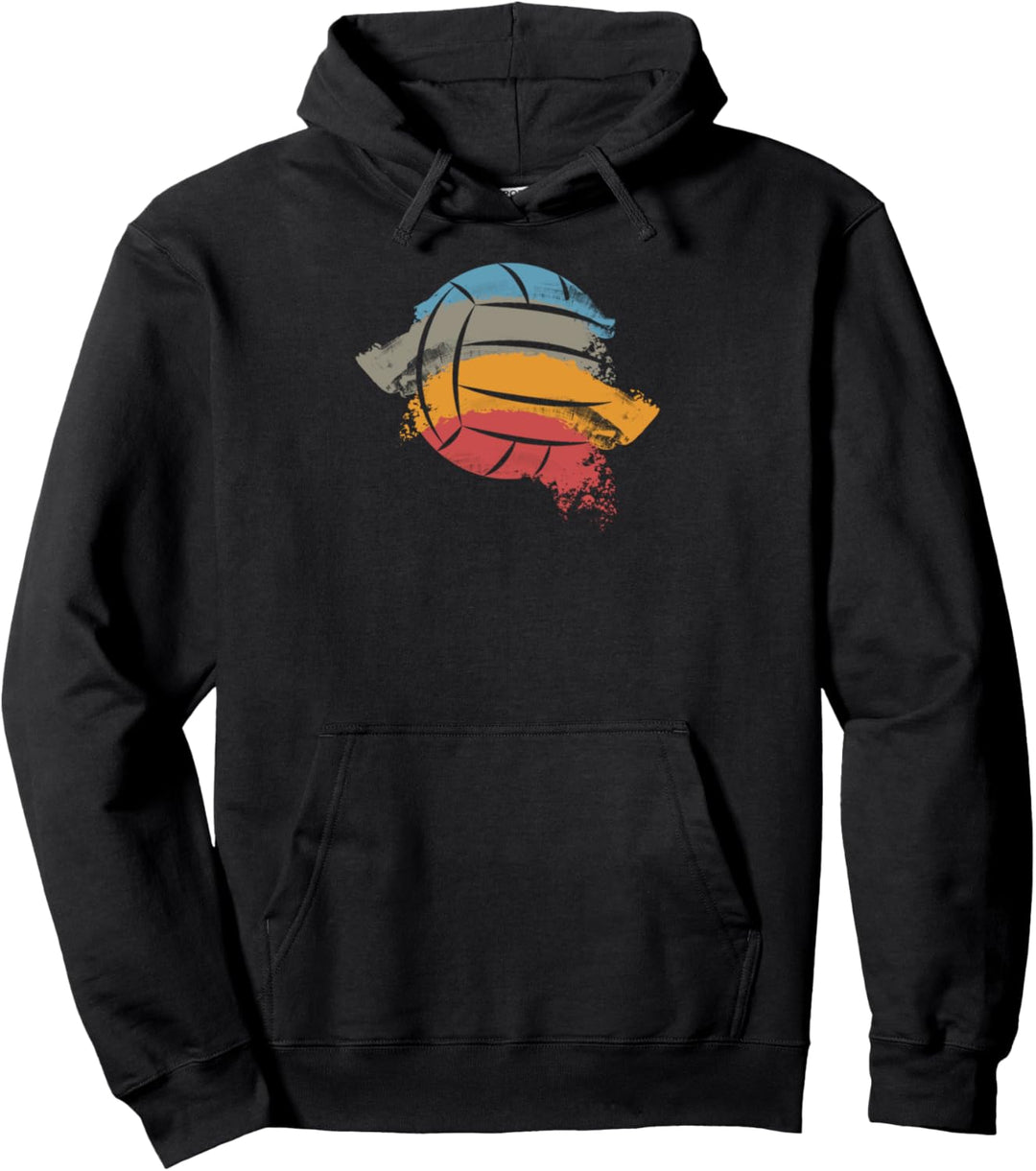 retro Volleyball Pullover Hoodie