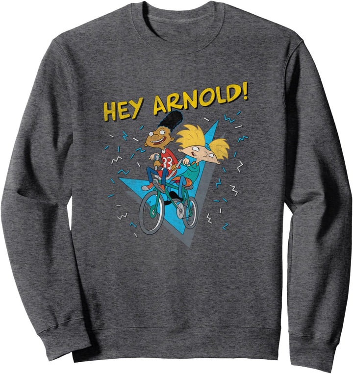 Hey Arnold! Gerald Handlebars Retro Bike Ride Sweatshirt