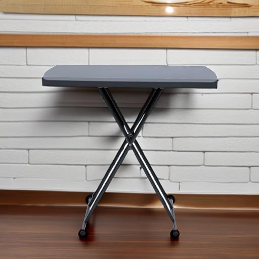 Iceberg Klapptisch, Polyethylen, anthrazit, 90 cm or Less, Anthrazit